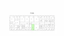 Аренда офиса 20 кв.метров, 2 этаж-99. План объекта