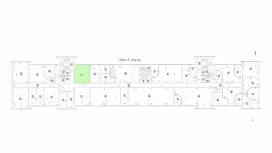 Аренда офиса 42.4 кв.метров, 5 этаж-99. План объекта