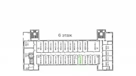 Аренда офиса 20,8 кв.метров, 6 этаж-99. План объекта