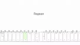 Аренда торгового помещения 106.9 кв.метров, Подвал этаж-99. План объекта