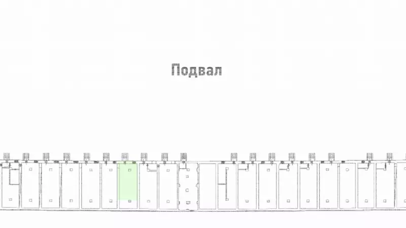 Аренда торгового помещения 106.9 кв.метров, Подвал этаж-99. План объекта