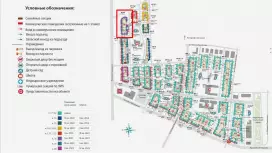 1060 кв.м под медицинский центр в Солнечном городе-99. План объекта