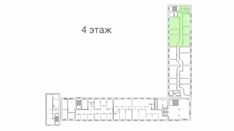 Аренда офиса 292,2 кв.метров, 4 этаж-99. План объекта