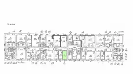 Аренда офиса 16.8 кв.метров, 5 этаж-99. План объекта