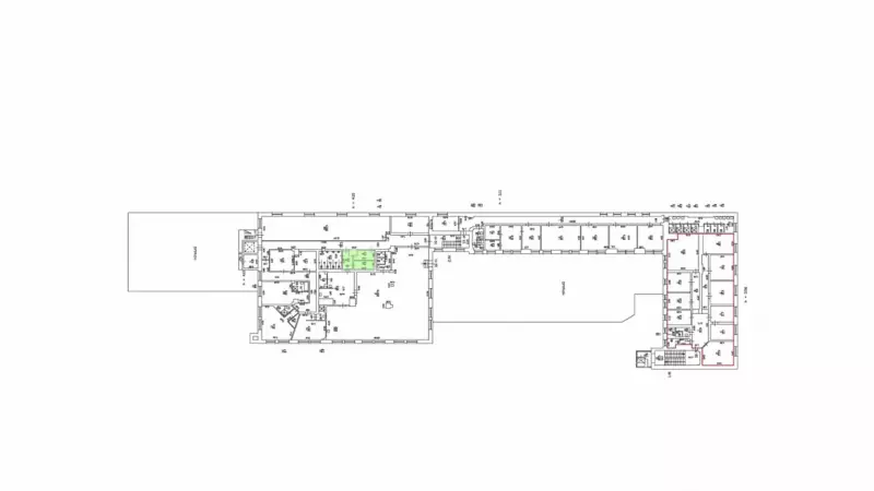 Аренда офиса 23.4 кв.метров, 3 этаж-99. План объекта