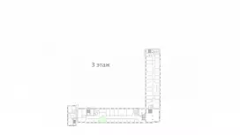 Аренда офиса 38.6 кв.метров, 3 этаж-99. План объекта