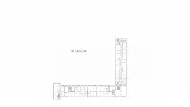 Аренда офиса 34.1 кв.метров, 4 этаж-99. План объекта