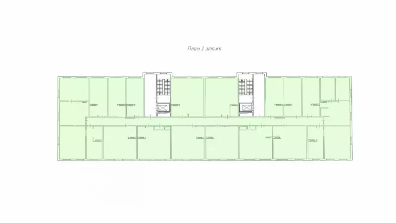Офисы в новом бизнес-центре  2500м-99. План объекта
