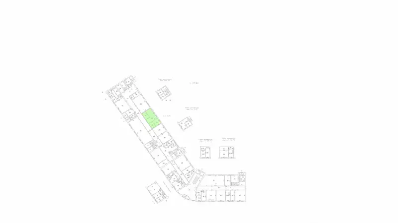 Аренда офиса 99.2 кв.метров, 1 этаж-99. План объекта