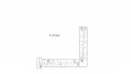 Аренда офиса 25.8 кв.метров, 4 этаж-99. План объекта
