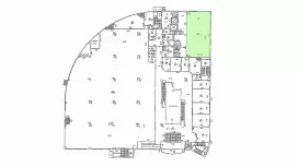 Аренда офиса 217.3 кв.метров, 1 этаж-99. План объекта