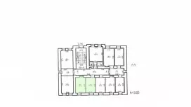 Аренда офиса 26 кв.метров, 5 этаж-99. План объекта