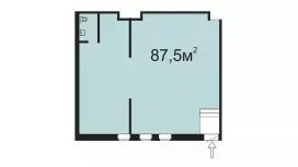 Репищева 10, цоколь 87 м2-99. План объекта