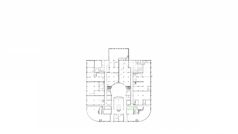 Аренда офиса 33 кв.метров, 1 этаж-99. План объекта