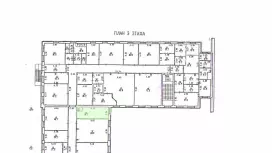 Аренда офиса 31.5 кв.метров, 3 этаж-99. План объекта