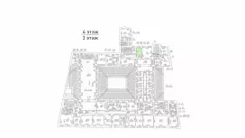 Аренда офиса 11 кв.метров, 3 этаж-99. План объекта