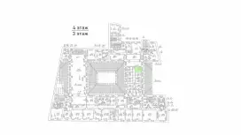 Аренда офиса 13 кв.метров, 3 этаж-99. План объекта
