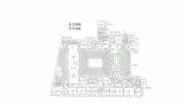 Аренда офиса 13 кв.метров, 3 этаж-99. План объекта