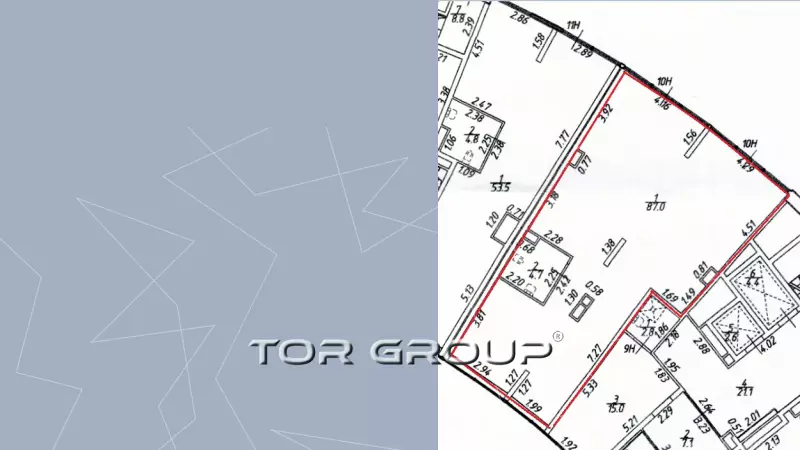 Торговое 91,7 м2 от собственника-99. План объекта