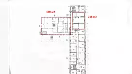 Аренда офиса 850 кв.метров, 2 этаж-99. План объекта