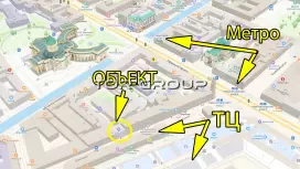 В центре у метро 157,7 м2, высокий трафик-98. Фото объекта