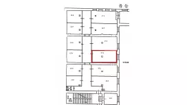Аренда офиса 37.2 кв.метров, 4 этаж-99. План объекта