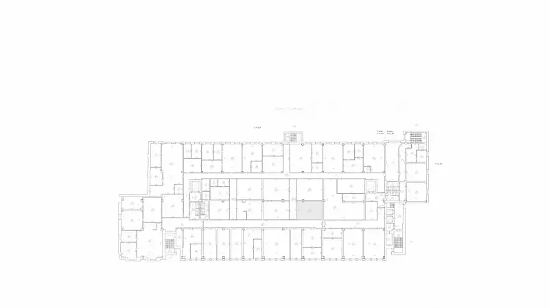 Аренда офиса 43.8 кв.метров, 3 этаж-99. План объекта