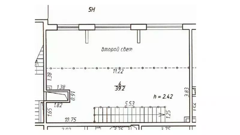 Офис на 1эт 114.4 м2 от собственника-99. План объекта