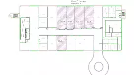 Аренда офиса 130 кв.метров, 3 этаж-99. План объекта