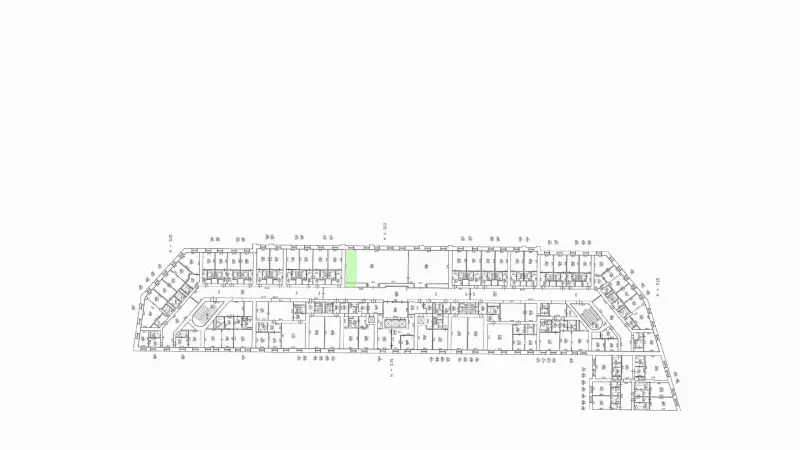 Аренда офиса 23.5 кв.метров, 5 этаж-99. План объекта