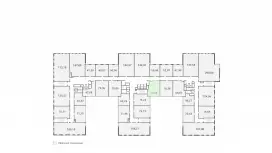Аренда офиса 72 кв.метров, 6 этаж-99. План объекта