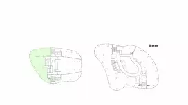 Стильный офис 259 м&sup2; в БЦ класса А-99. План объекта
