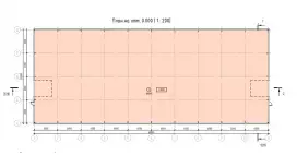 Аренда склада 5800 м2-99. План объекта