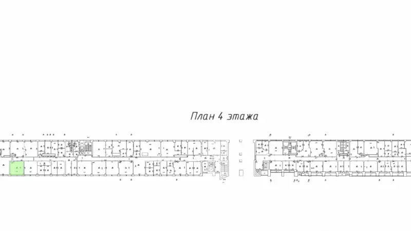 Аренда офиса 37.4 кв.м-99. План объекта