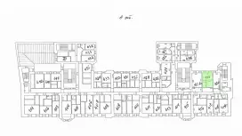 Аренда офиса 26.1 кв.метров, 4 этаж-99. План объекта