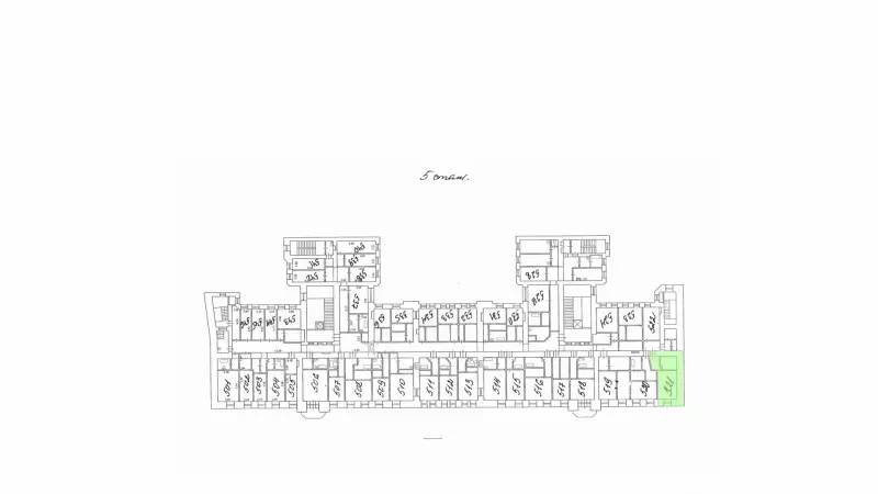 Аренда офиса 26.1 кв.метров, 4 этаж-99. План объекта