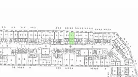 Аренда офиса 23.3 кв.метров, 4 этаж-99. План объекта