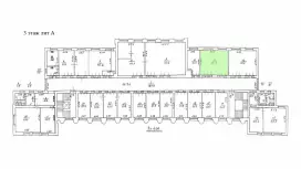Аренда офиса 53.1 кв.метров, 3 этаж-99. План объекта