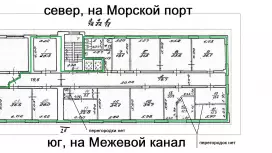 Аренда офиса 497.2 кв.метров, 6 этаж-99. План объекта