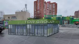 Торговый павильон у Перекрестка 10 м2-98. Фото объекта