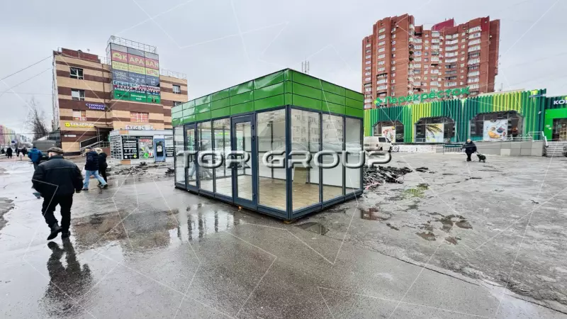 Торговый павильон у Перекрестка 10 м2-98. Фото объекта