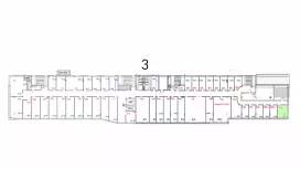 Аренда офиса 22 кв.метров, 3 этаж-99. План объекта
