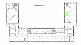 Аренда офиса 27.2 кв.метров, 2 этаж-99. План объекта