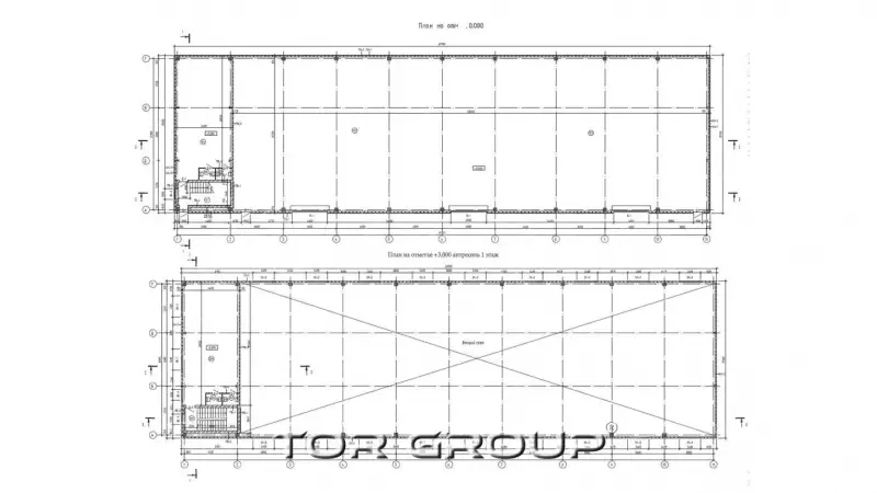 Склад/производство,1000 м&sup2;+офис 300м2, 50 кВт-99. План объекта