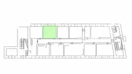 Аренда офиса 26.4 кв.метров, 1 этаж-99. План объекта