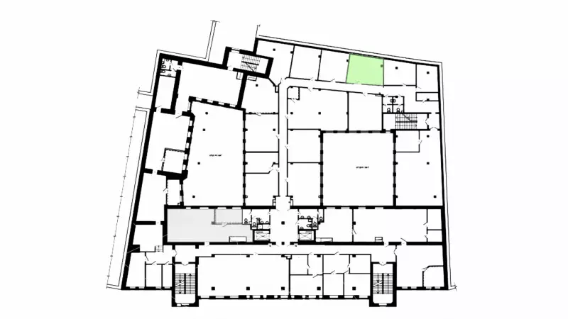 Аренда офиса 30.4 кв.метров, 2 этаж-99. План объекта