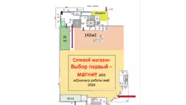 Шушары, прикассовая зона, 31 м2-99. План объекта