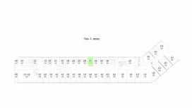 Аренда офиса 25 кв.метров, 4 этаж-99. План объекта