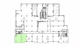 Аренда офиса 238.1 кв.метров, 6 этаж-99. План объекта