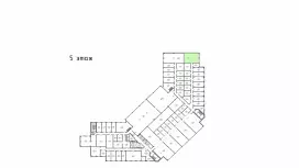 Аренда офиса 58.5 кв.метров, 5 этаж-99. План объекта